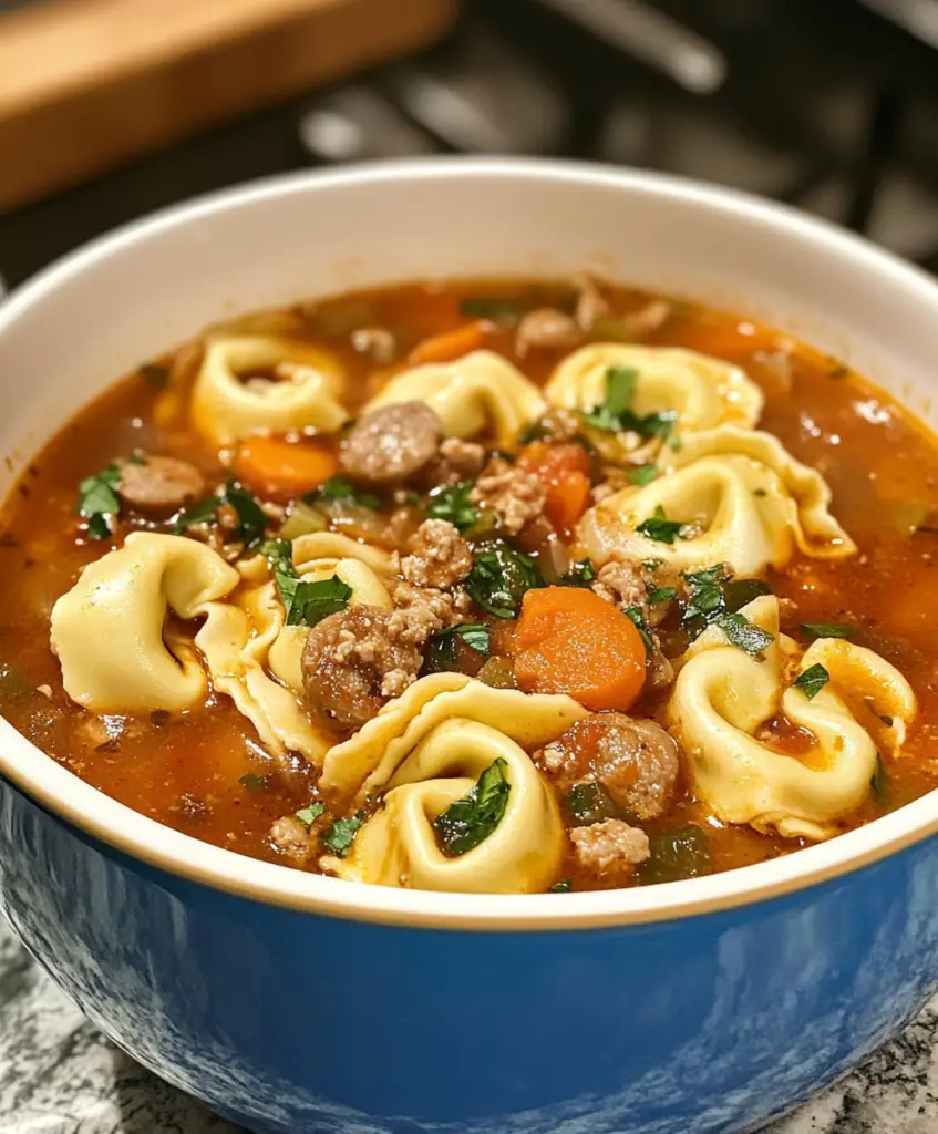 The Best Sausage Tortellini Soup Recipe