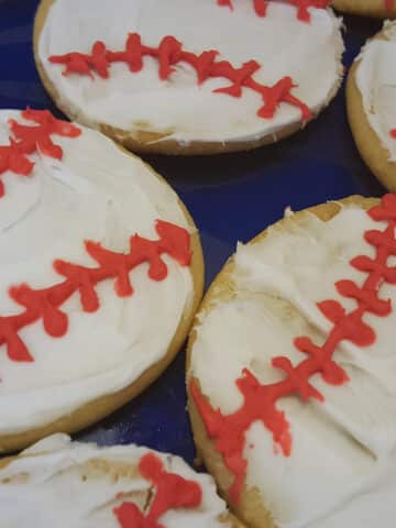 baseball cookies