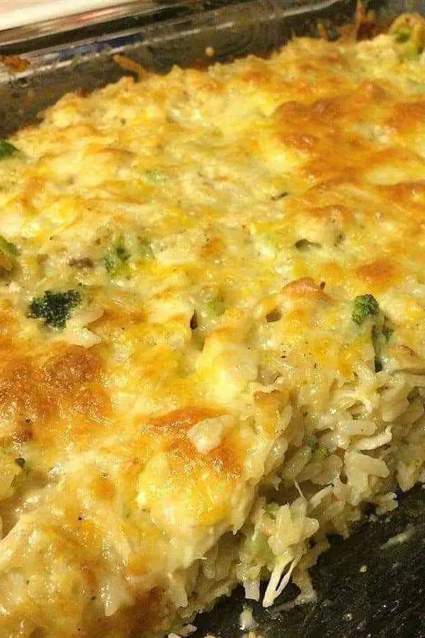 Broccoli, Rice, Cheese, and Chicken Casserole Recipe Food