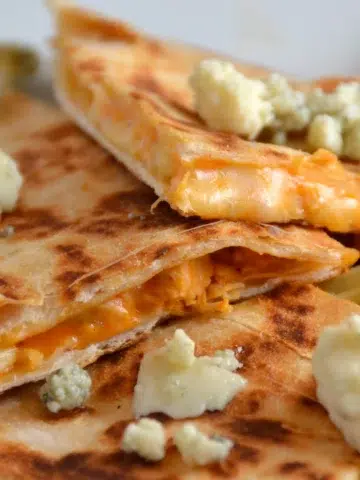 Buffalo Chicken Quesadillas
