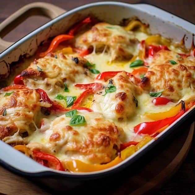 cheesy-baked-chicken-and-peppers-recipe