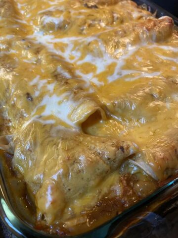 Chili cheese Enchiladas