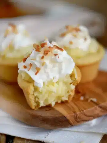 Coconut Cream Pie Cookie Cups