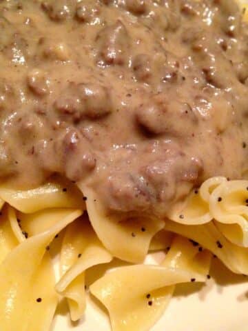 Easy Hamburger Stroganoff Recipes food