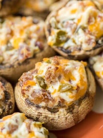 Jalapeño Popper Mushrooms Recipe