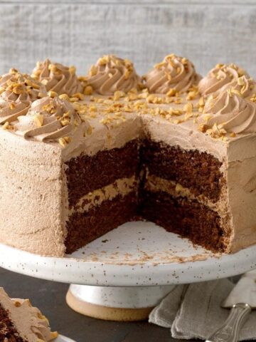 MOCHA HAZELNUT CAKE