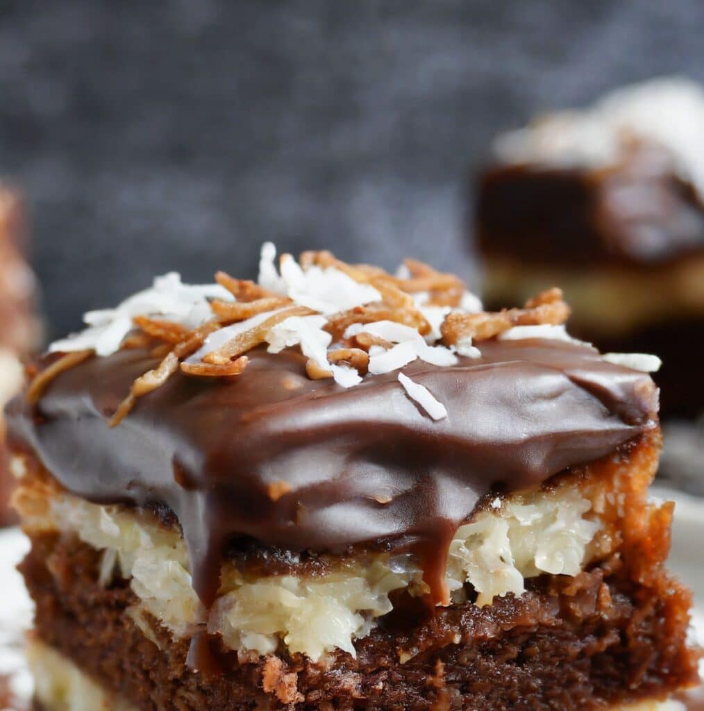 Mounds Poke Cake