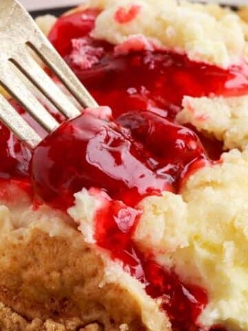 Strawberry Cheesecake Dump Cake