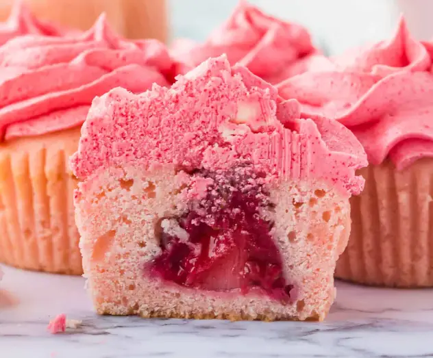 Strawberry-filled Cupcakes Recipe