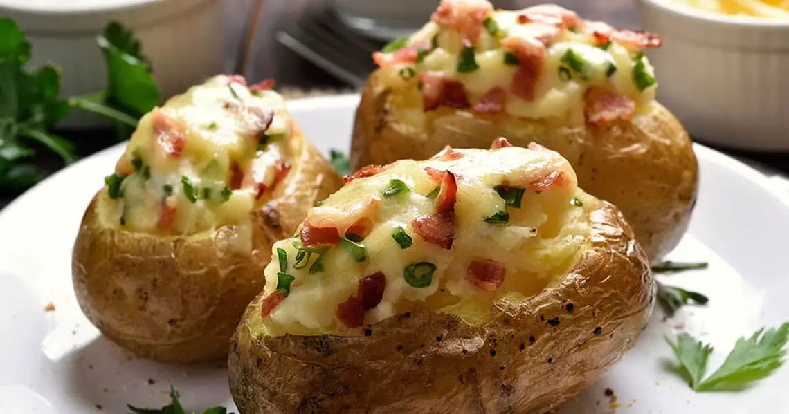Chicken Pot Pie Potato Skins Recipe