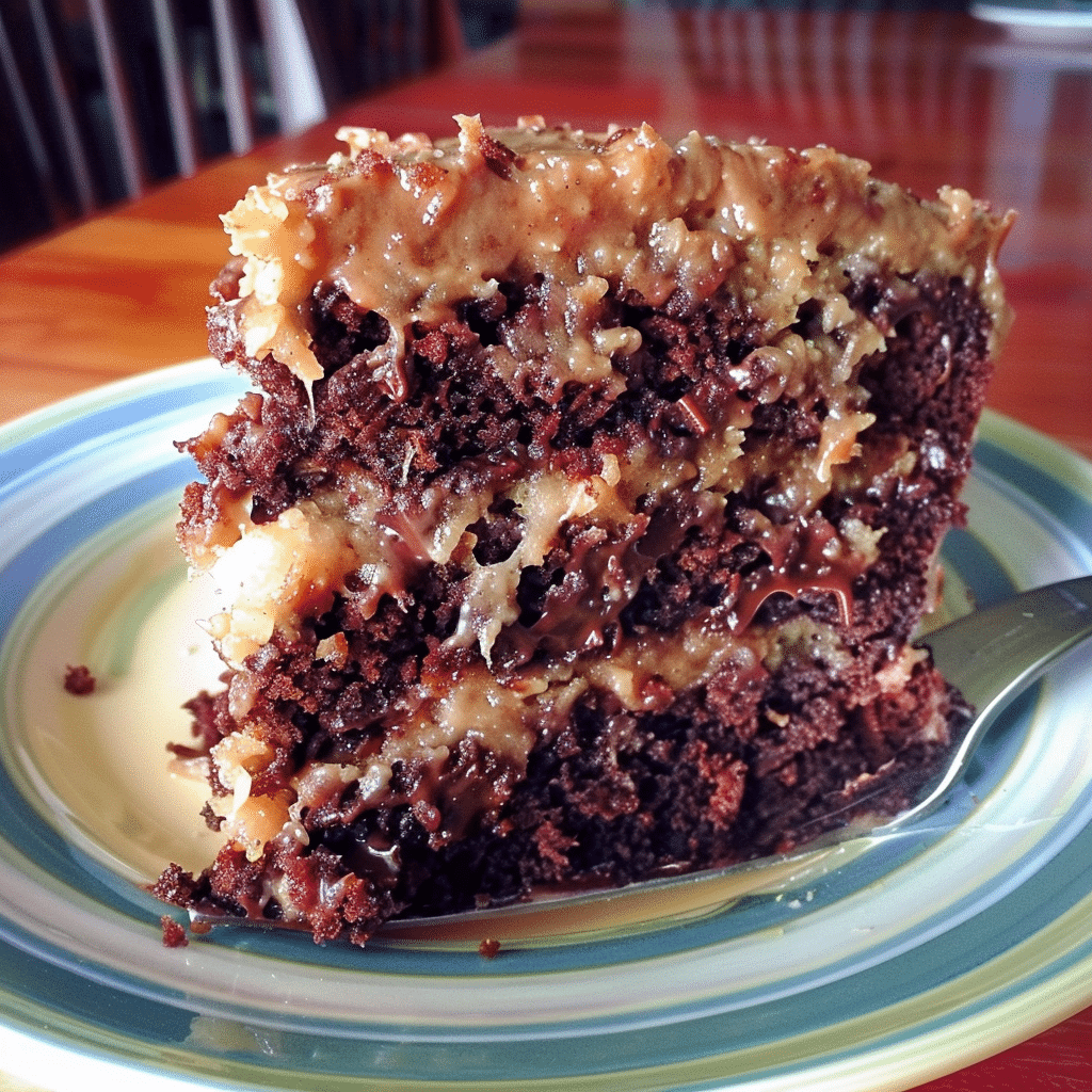 Homemade German Chocolate Cake Recipe