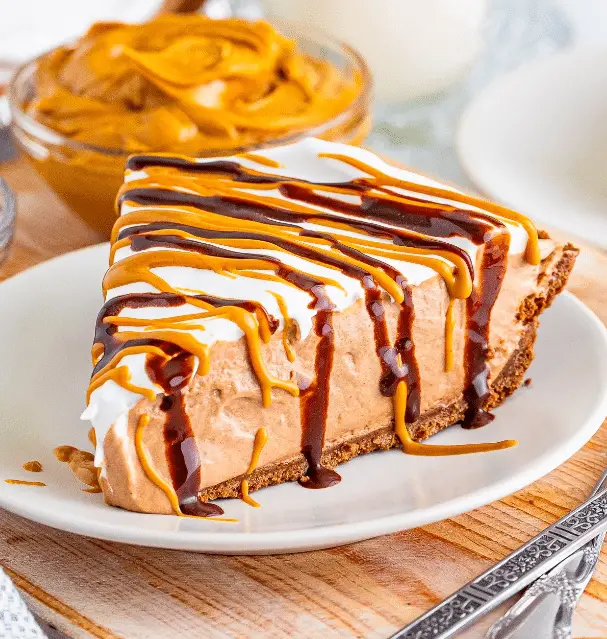 Peanut butter chocolate instant pudding pie