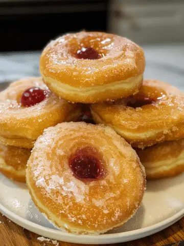 Air Fryer Jelly Donuts