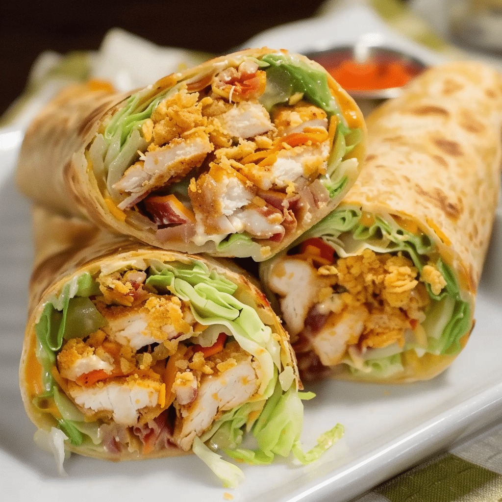 Crunchy Chicken Wrap Recipe