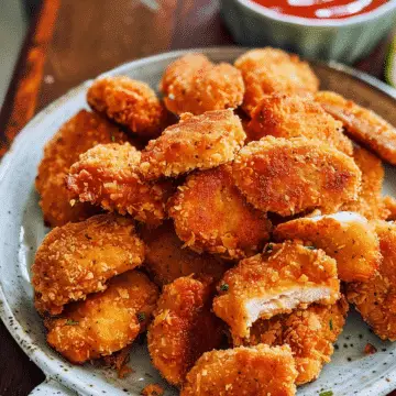 Baked Chicken Nuggets (Crispy Parmesan Chicken Nuggets) Recipe
