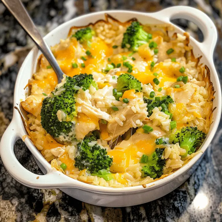 Easy Baked Chicken, Rice, And Broccoli Casserole Recipe