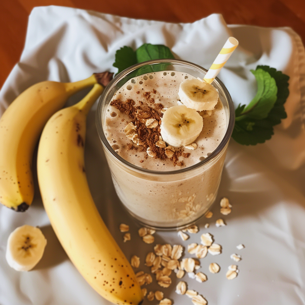 Ingredient Banana Oat Smoothie Recipe