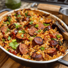 Spicy Sausage and Rice Casserole Recipe