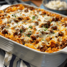 Beef and Cheddar Casserole Recipe