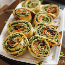 Easy Vegan Pesto Pinwheels Recipe