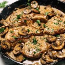 Mushroom Pork Chops Recipe