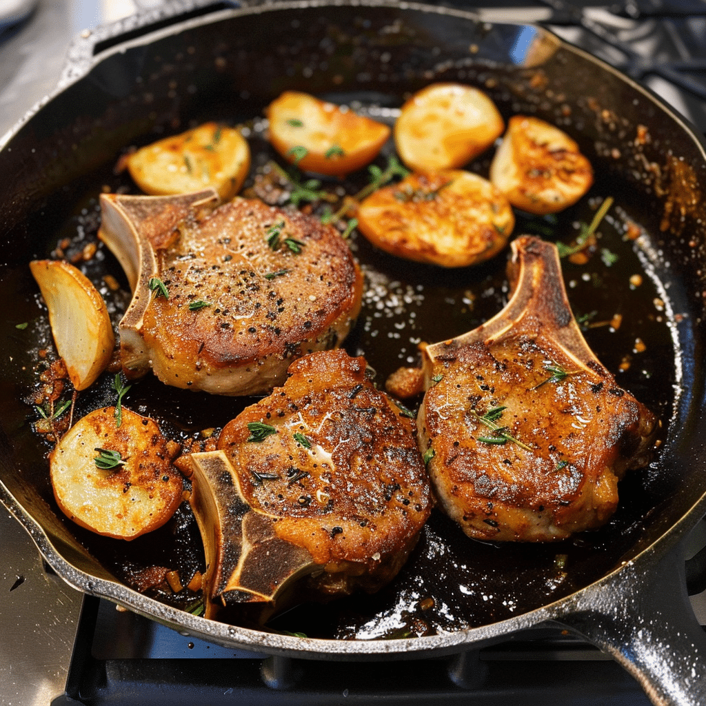 Pan-Fried Pork Chops Recipe