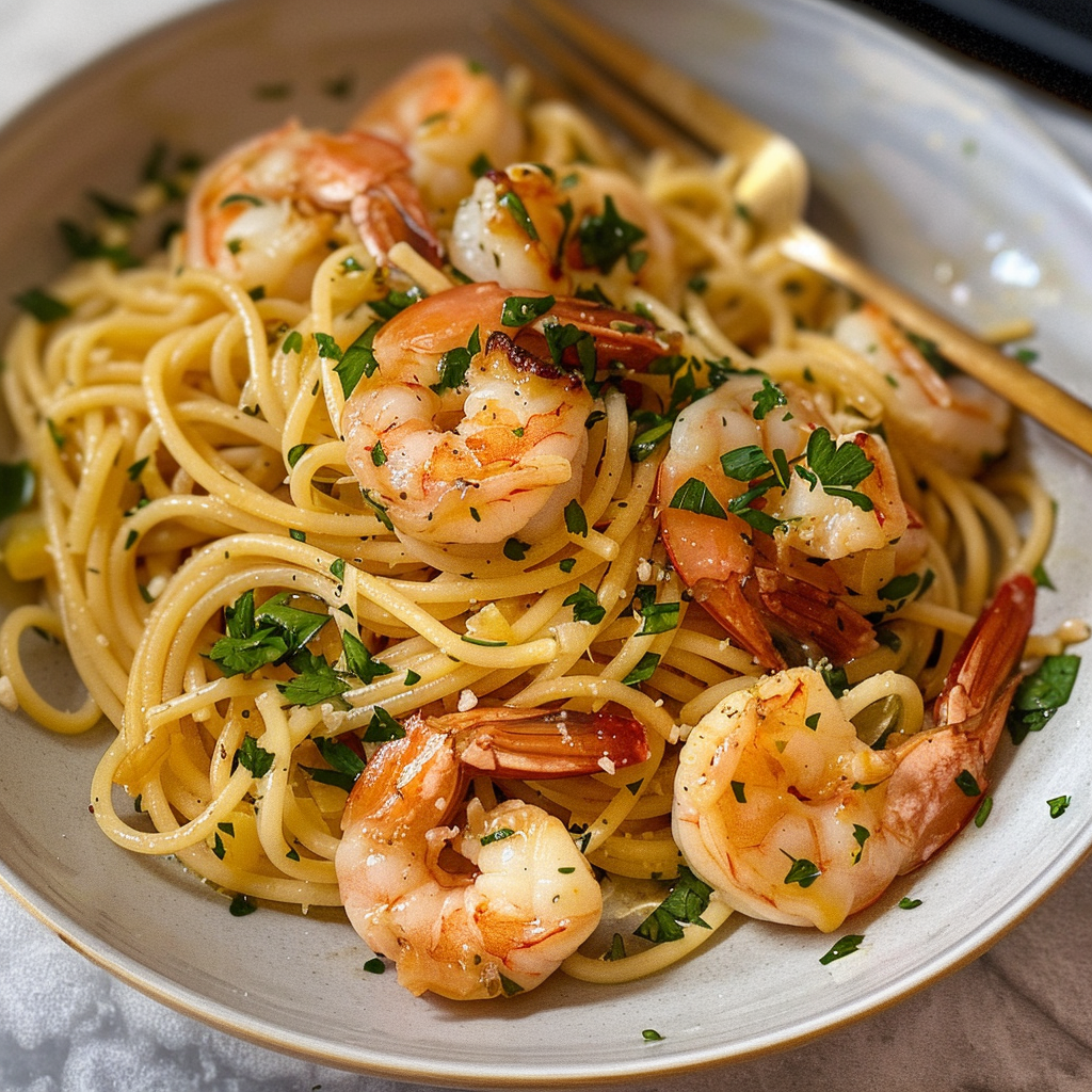 Shrimp Scampi with Pasta Recipe