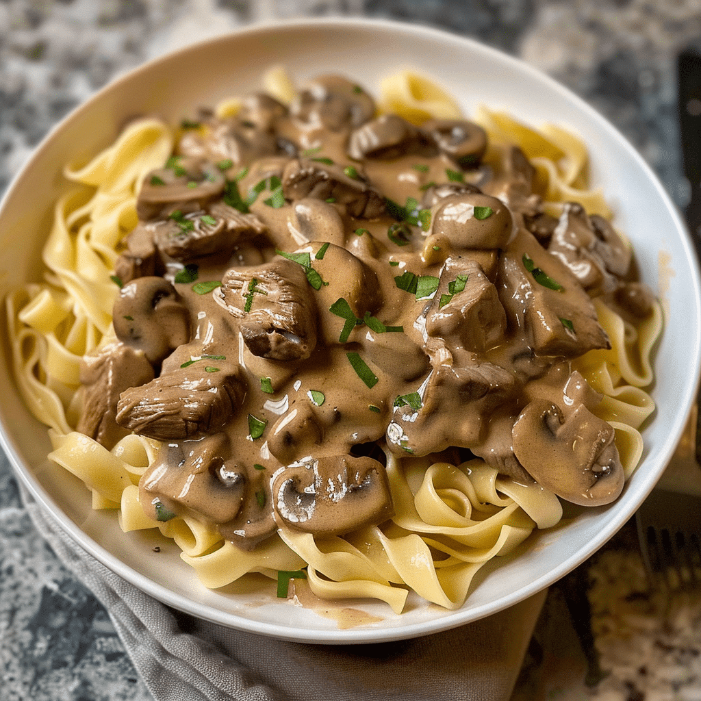 Simple Beef Stroganoff Recipe