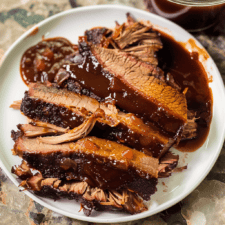 Slow Cooker Beef Brisket with BBQ Sauce Recipe