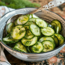 Cucumber Dill Salad Recipe