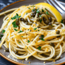 Lemon Caper Pasta Recipe