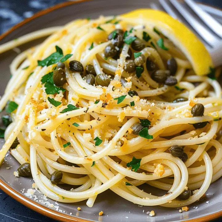 Lemon Caper Pasta Recipe