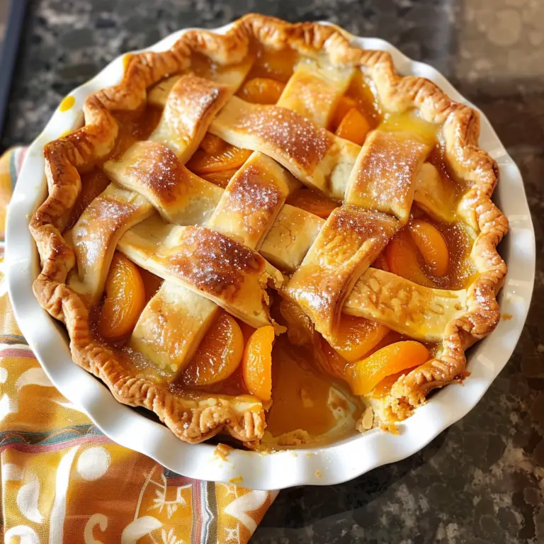 Apricot Pie Recipe