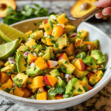 Avocado Peach Salsa Recipe