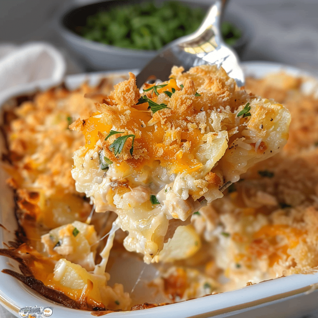 Cheesy Chicken Potato Casserole Recipe