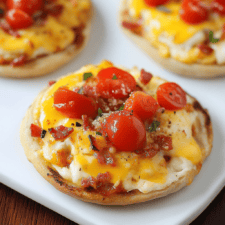 English Muffin Breakfast Pizza Recipe