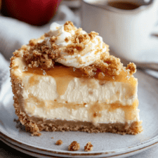 Apple Crisp Cheesecake Recipe