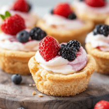 Sprinkle Cheesecake Cookie Cups Recipe