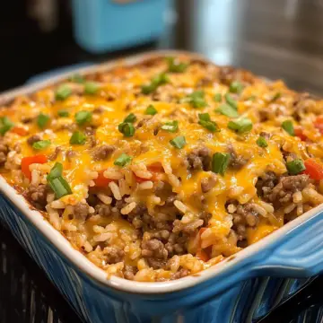 Hamburger Rice Casserole Recipe