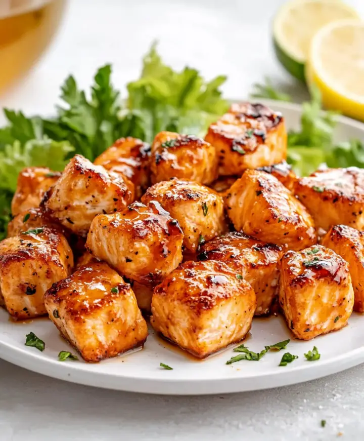 Mouthwatering Honey Garlic Salmon Bites Recipe
