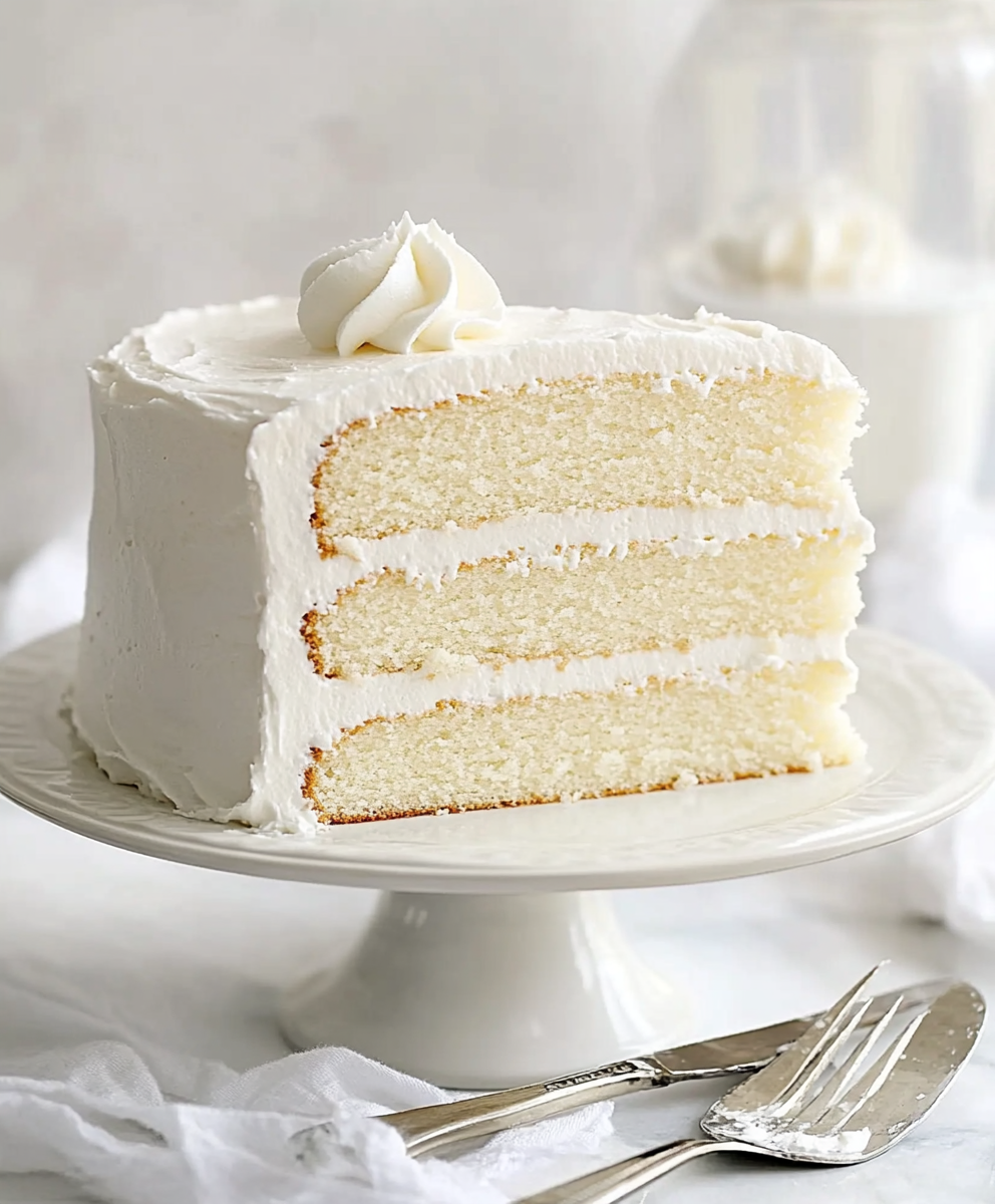 New Favorite White Layer Cake Recipe