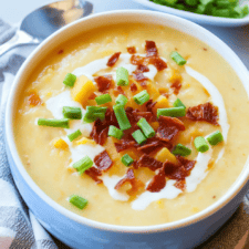 Slow Cooker Loaded Baked Potato Soup Recipe