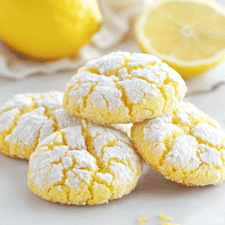 Very Lemon Crinkle Cookies Recipe