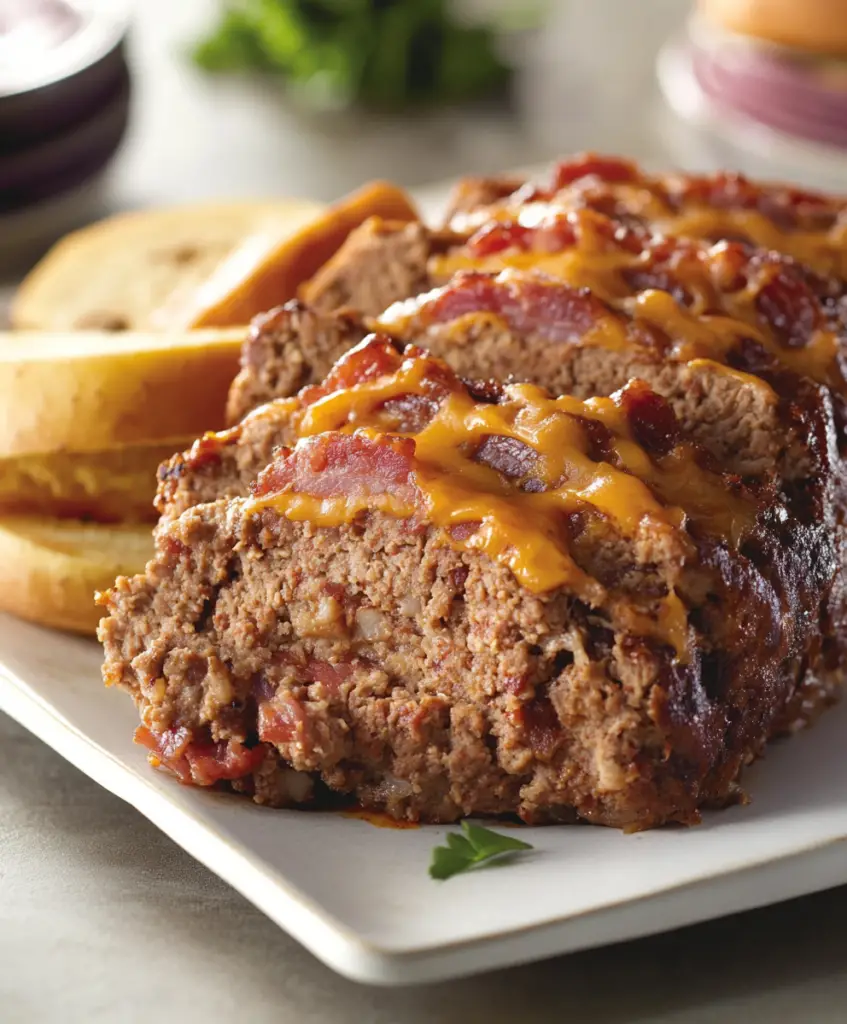 BBQ Bacon Cheeseburger Meatloaf Recipe