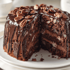 Chocolate Pecan Dream Cake Recipe