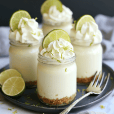 No-Bake Key Lime Cheesecake Jars Recipe