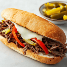 Slow Cooker Italian Beef Sandwiches Recipe