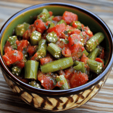 Stewed Okra and Tomatoes Recipe