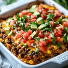 Taco Casserole with Tortillas Recipe