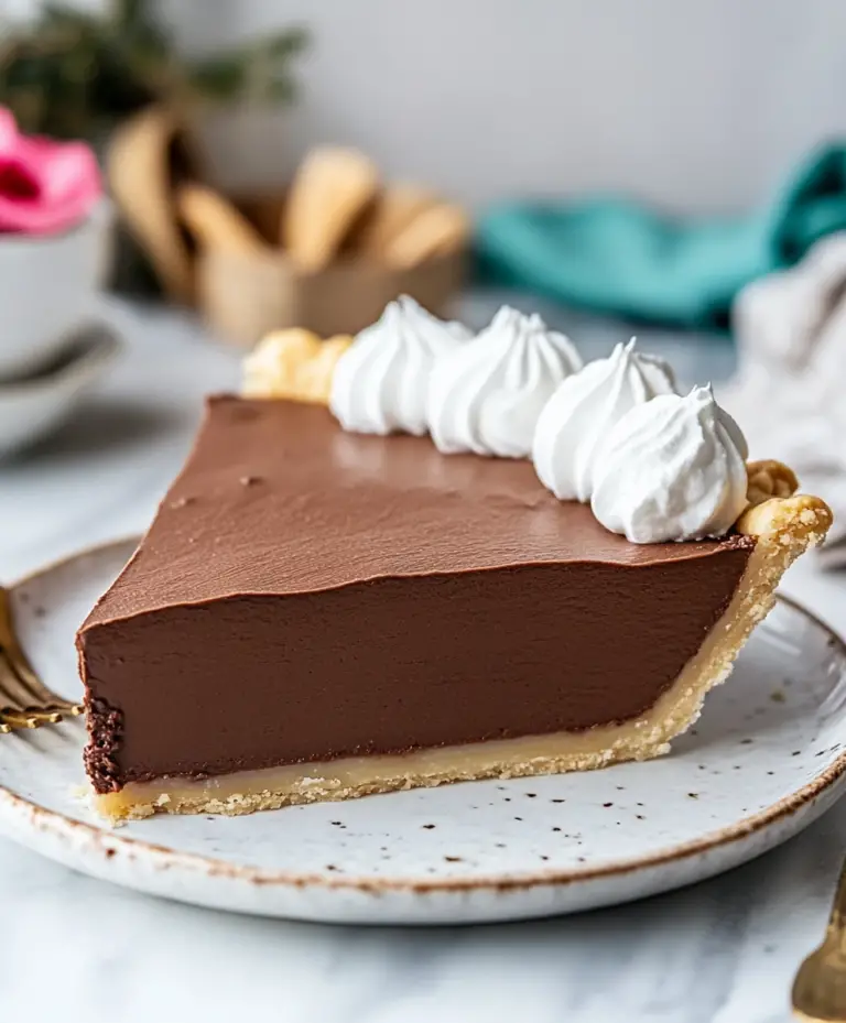 Easy Chocolate Pie Recipe